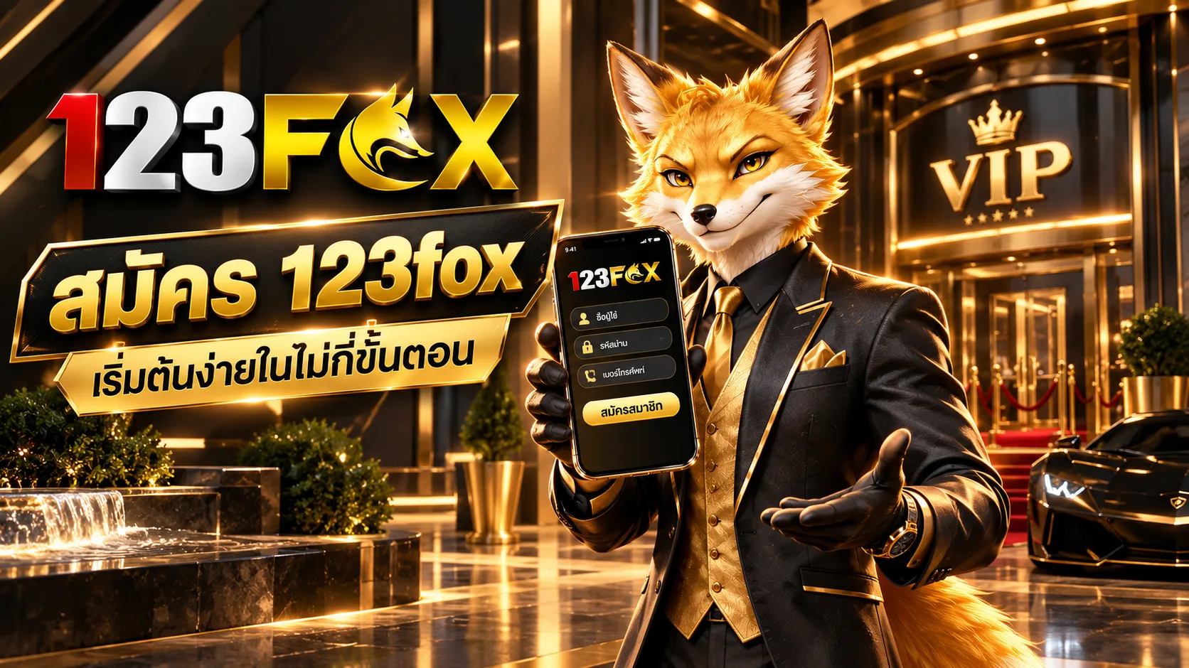 เริ่มต้นอย่างเป็นขั้นตอนกับ สมัคร 123fox ผ่านมือถือ